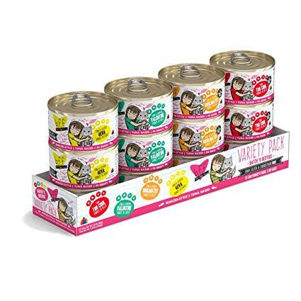 B.F.F. Originals Wet Cat Food Variety Pack, 3 oz